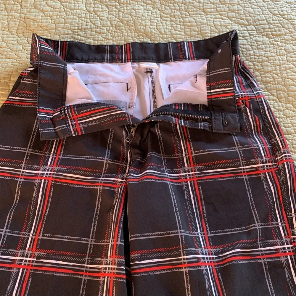 Ocean Pacific Boy’s Board Shorts Plaid Size 14